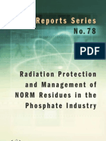 Radiation Protection and Management of Norm Residues in The Phosphate Industry