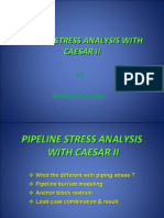 Pipeline Stress Analysis With Caesar II PDF