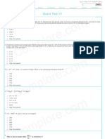 CAT Quant Test No 13