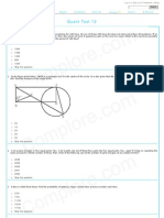 CAT Quant Test No 12