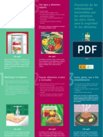 Triptico Cinco Claves para La Seguridad de Los Alimentos