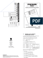 Paragon Plus Installer Manual