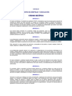 Código de Ética Del Centro de Arbitraje y Conciliación - CENAC