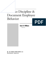 How To Discipline and Document Employee Behaviour