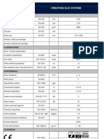 Creation Data Sheet