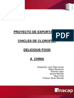 Proyecto de Exportacion de Chicles de Clorofila