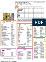 Listas de Equivalentes (1) Modif