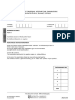 University of Cambridge International Examinations International General Certificate of Secondary Education