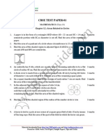 10 Mathematics Areas Related To Circle Test 01