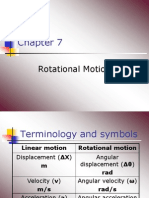 Chapter 7-Rotational Motion