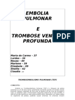 Trabalho de Tromboembolismo Pulmonar