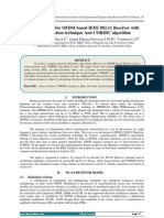 Efficient Model For OFDM Based IEEE 802.11 Receiver With Autocorrelation Technique and CORDIC Algorithm