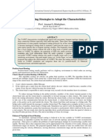 Current Routing Strategies To Adapt The Characteristics: Prof. Ananad L.Mothghare