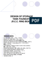  Design of Storage Tank Foundation