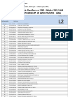 Relatório - Lista Classificáveis CONSOLIDADA Classificada - Cotas