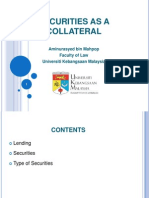 Topik 7 Sekuriti Sebagai Kolateral