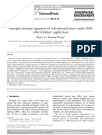 Nitrogen Isotopic Signature of Soil-Released Nitric Oxide (NO) After Fertilizer Application