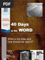 40 Days in The Word