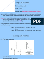 Atmega128 I/O Ports: Versus