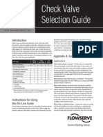 Check Valve Selection Guide: FCD ADAMS8007-00