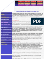 An Introduction To Fibre Optic Systems - Part I