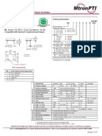 ME Series: 14 Pin DIP, 5.0 Volt, ECL, PECL, Clock Oscillator