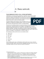 Appendix A: Basic Network Architecture: Telecommunications Local Access Networks