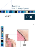 Care of Chest Tubes Closed Chest Drainage System