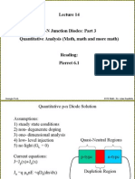 Lecture14 P-N Junctions 4 - Quantitative