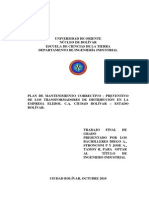 079-Tesis-Plan de Mantenimiento Correctivo-Preventivo de Los Transformadores de Distribucion