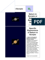 Saturn in Scorpio 2