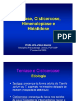 Teniase Cisticercose Himenolepiase e Dose