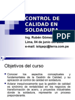 Control de Calidad en Soldadura Dia 123