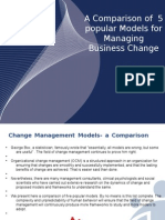 Strategic Change Management Models, Effecting Organisational Change