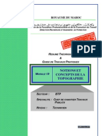 Module 10 Notions Et Concepts de La Topographie-BTP-TCCTP