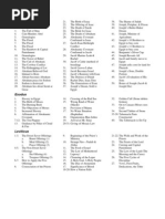 Bible Chapter Titles