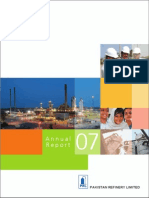 Pakistan Refinery Limited (Annual Report 2007)