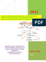 INACTIVATION OF NF-κB INHIBITS THE SYNERGISTIC EFFECT OF PACLITAXEL AND CURCUMIN (Akhil S Nair,asnair@live.com)