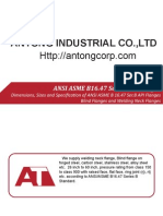 ANSI-B16.47 Ser B Blind and Welding Neck Flanges