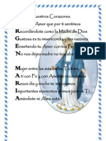 Acrostico Virgen Maria