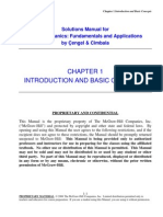 FUNDAMENTALS OF FLUID MECHANICS, Cengel Cimbala Solutions Chap01 PDF