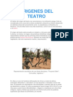 Origenes Del Teatro