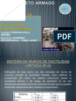 Edificacion de Muros de Ductilidad Limitada (Emdl)