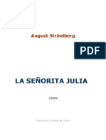 Strindberg August La Senorita Julia PDF