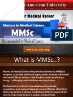 Masters in Medical Science - MMSC