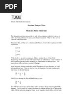 Moment Area Theorems