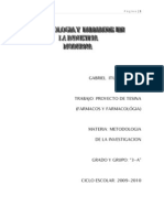 Farmacologia y Farmacos en La Industria Moderna