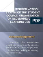 Voting System Thesis