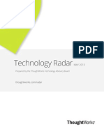 Technology Radar May 2013