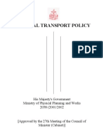 National Transport Policy 2058